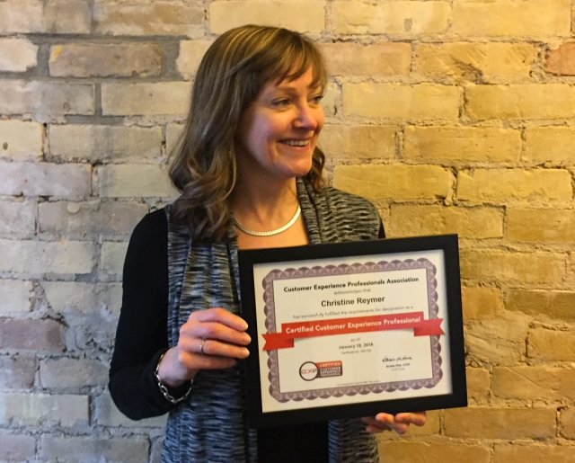 Image for “Christine Reymer Receives CCXP Certification”